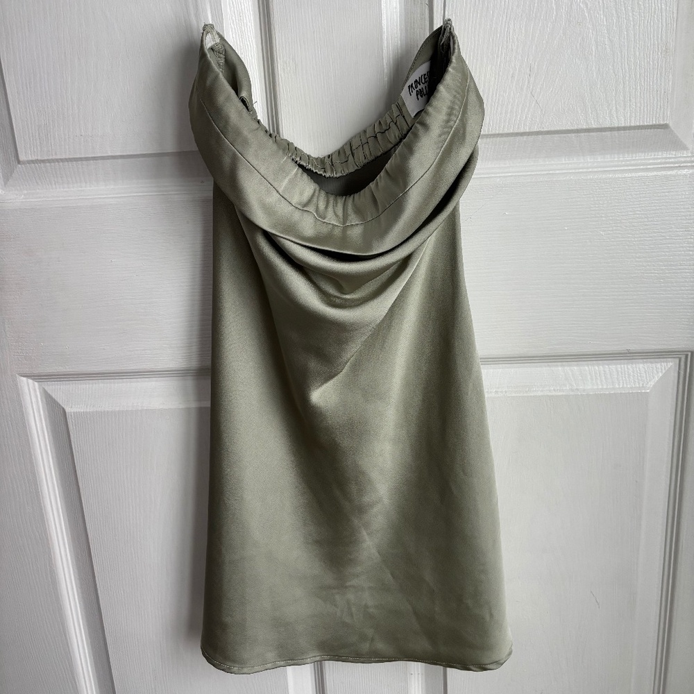 Princess Polly Green Mini Backless Dress - Picture 2 of 5